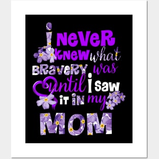 FORGET ME NOT UNTIL I SAW IT IN MY MOM ALZHEIMER AWARENESS Gift Posters and Art